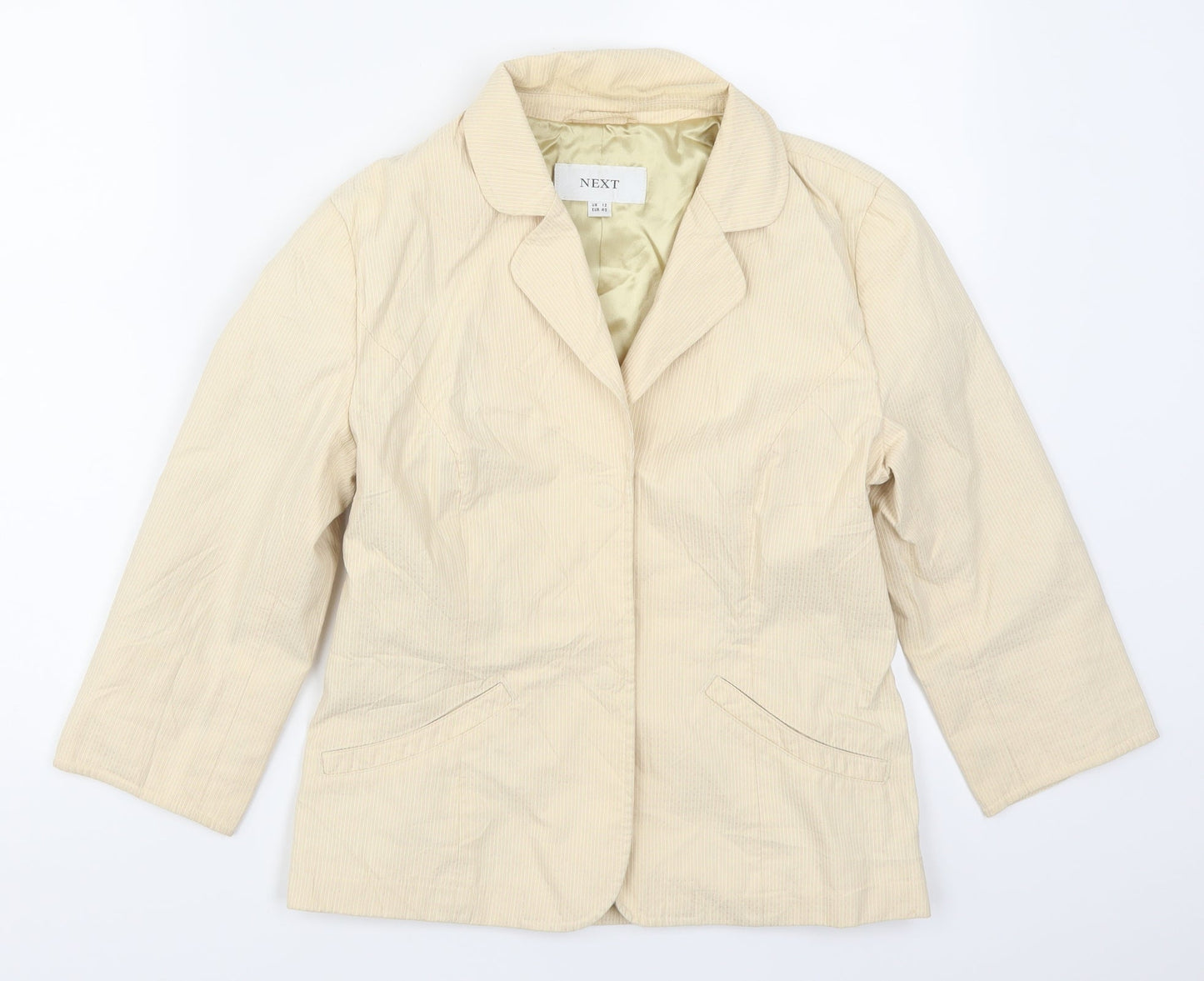 NEXT Womens Beige   Jacket  Size 12