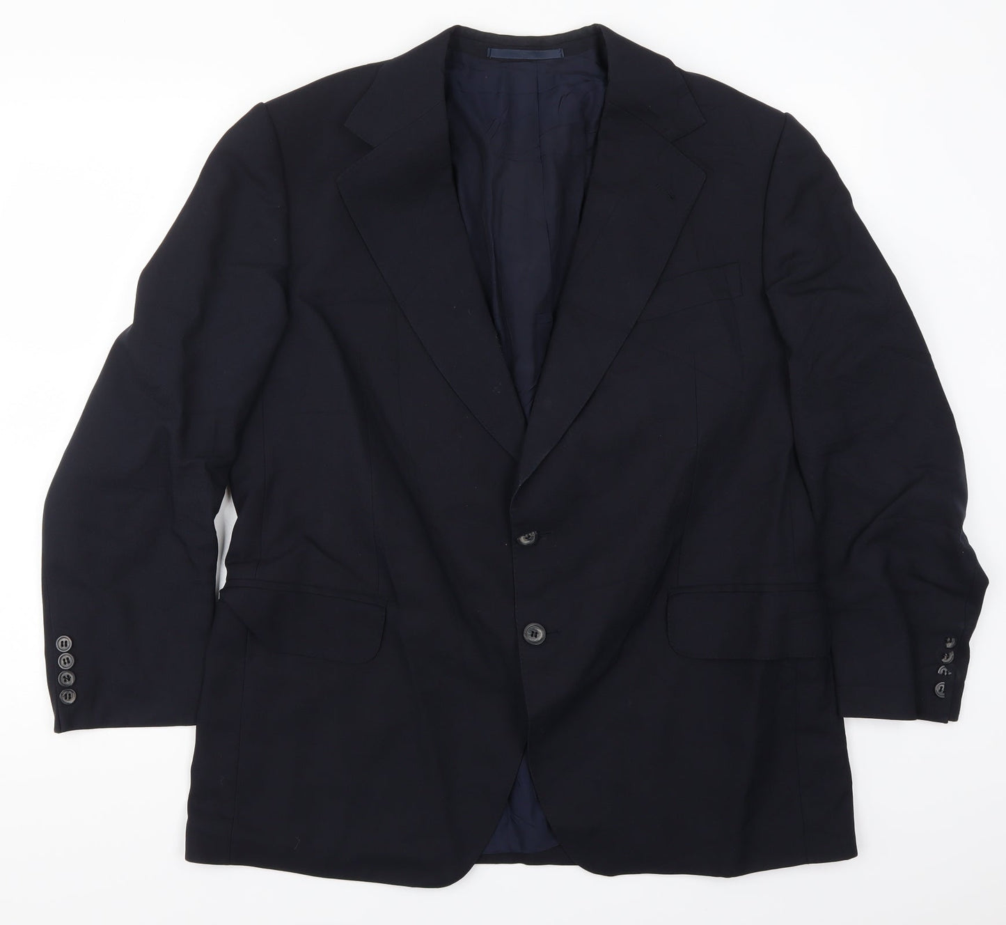 Preworn Mens Blue   Jacket Suit Jacket Size 42