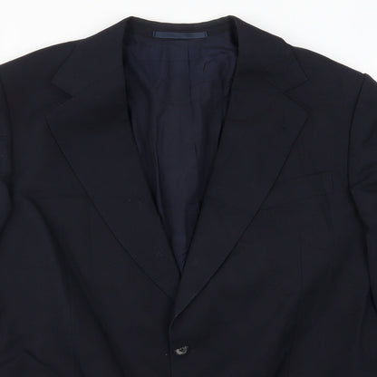 Preloved Preworn Mens Blue   Jacket Suit Jacket Size 42 - Detail