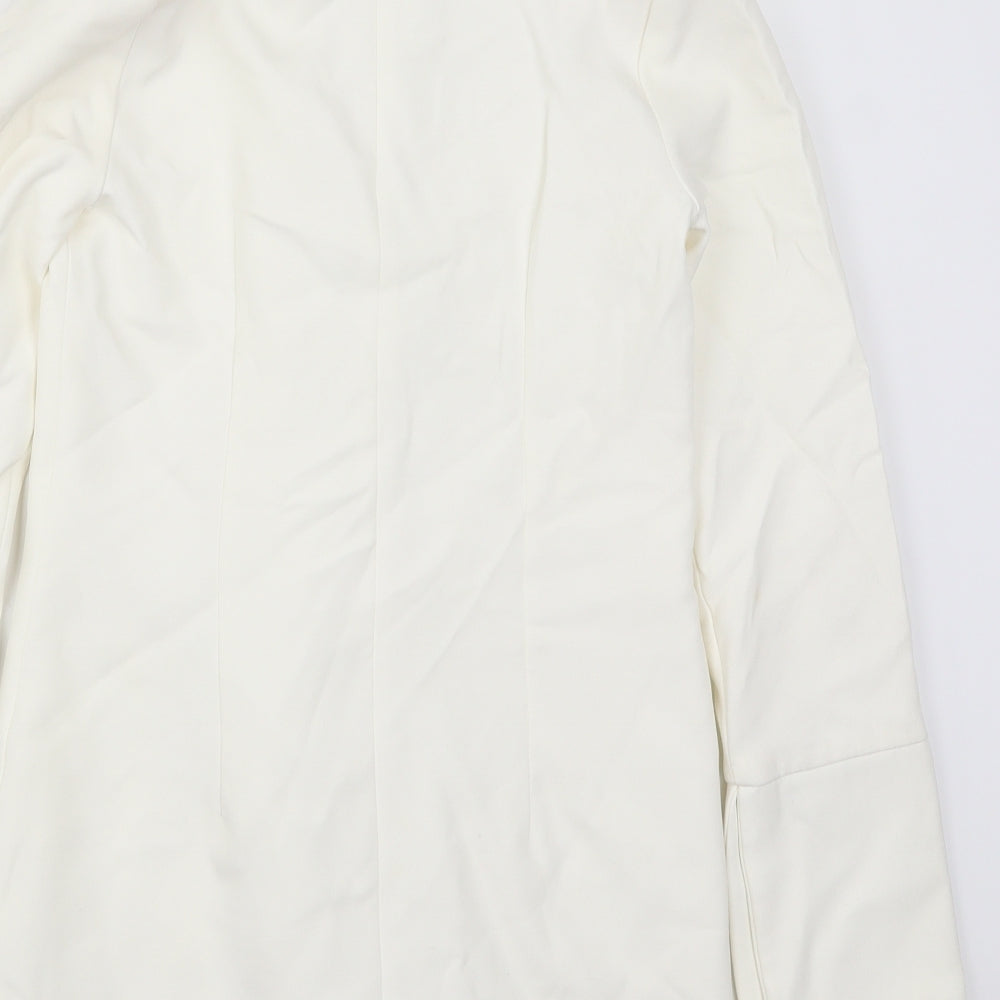 Missguided Womens White   Jacket Blazer Size 6