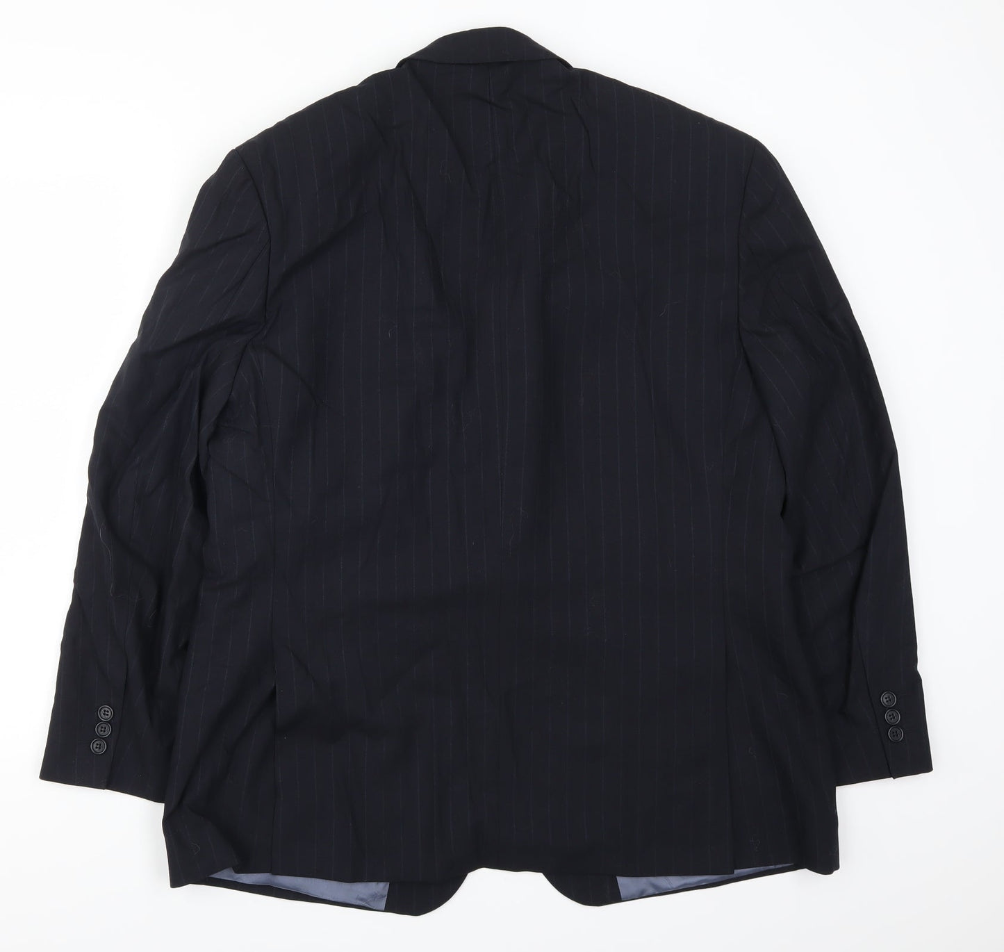 Marks and Spencer Mens Blue Striped  Jacket Suit Jacket Size 42
