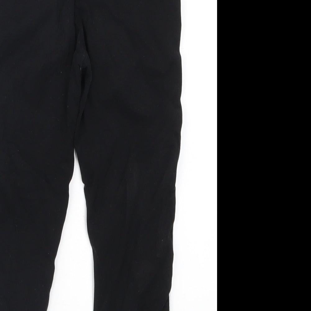 H&M Girls Black   Carrot Trousers Size 10-11 Years