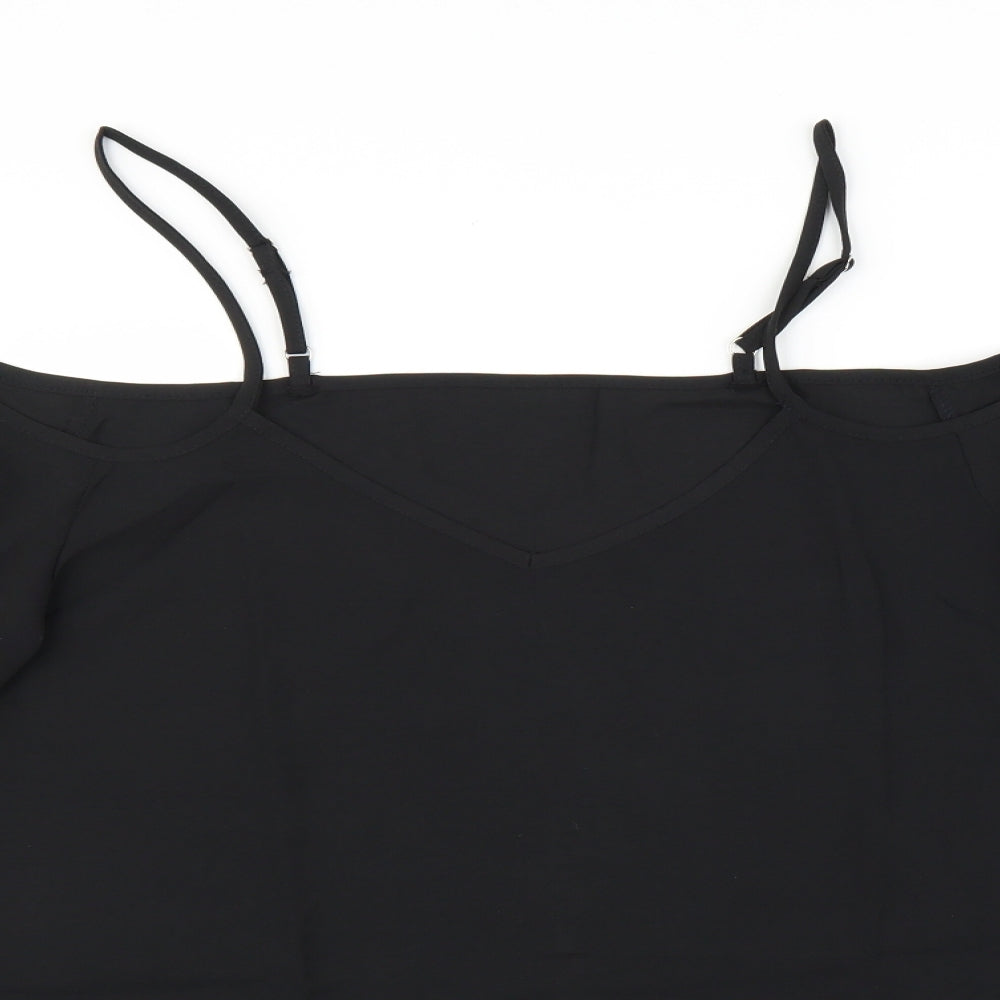 Preworn Womens Black   Basic Blouse Size L