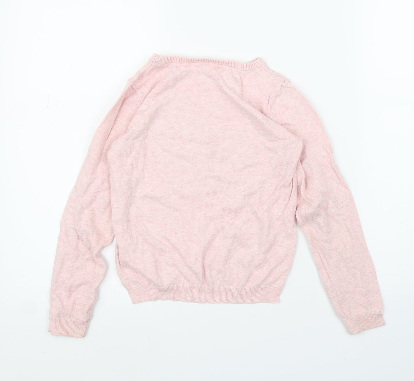 H&M Girls Pink   Pullover Jumper Size 5 Years