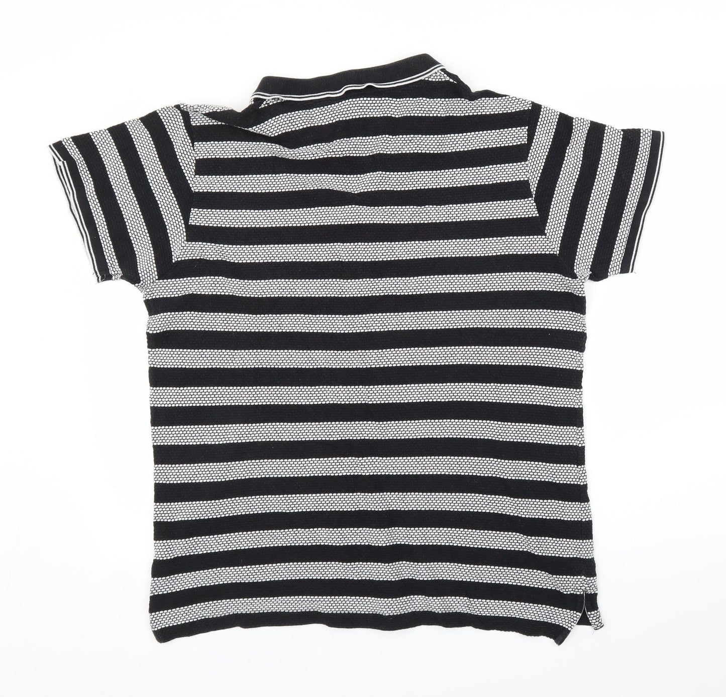 Twisted Soul Mens Black Striped   T-Shirt Size XL