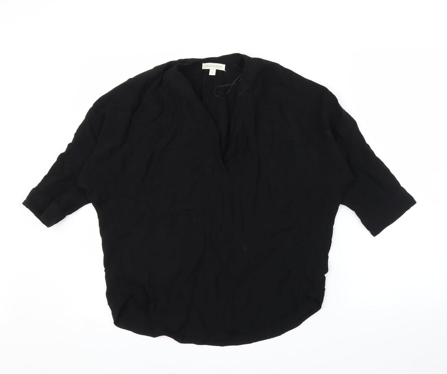 Monsoon Womens Black   Basic Blouse Size S