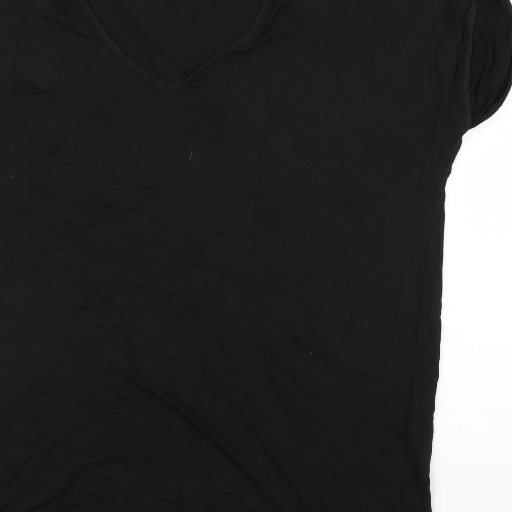 I SAW IT FIRST Womens Black   Basic Blouse Size 8