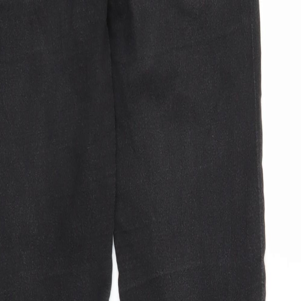 H&M Womens Black  Denim Skinny Jeans Size 6 L28 in