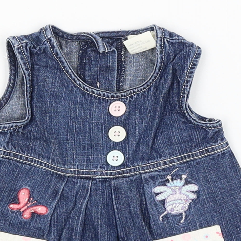 Tiny Ted Baby Blue   A-Line  Size 0-3 Months