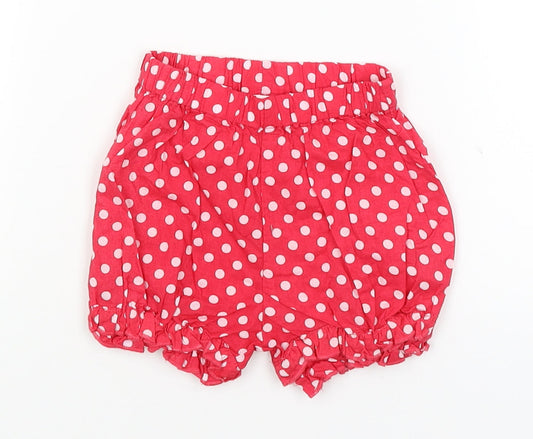 NEXT Baby Red Polka Dot  Cropped Trousers Size 0-3 Months