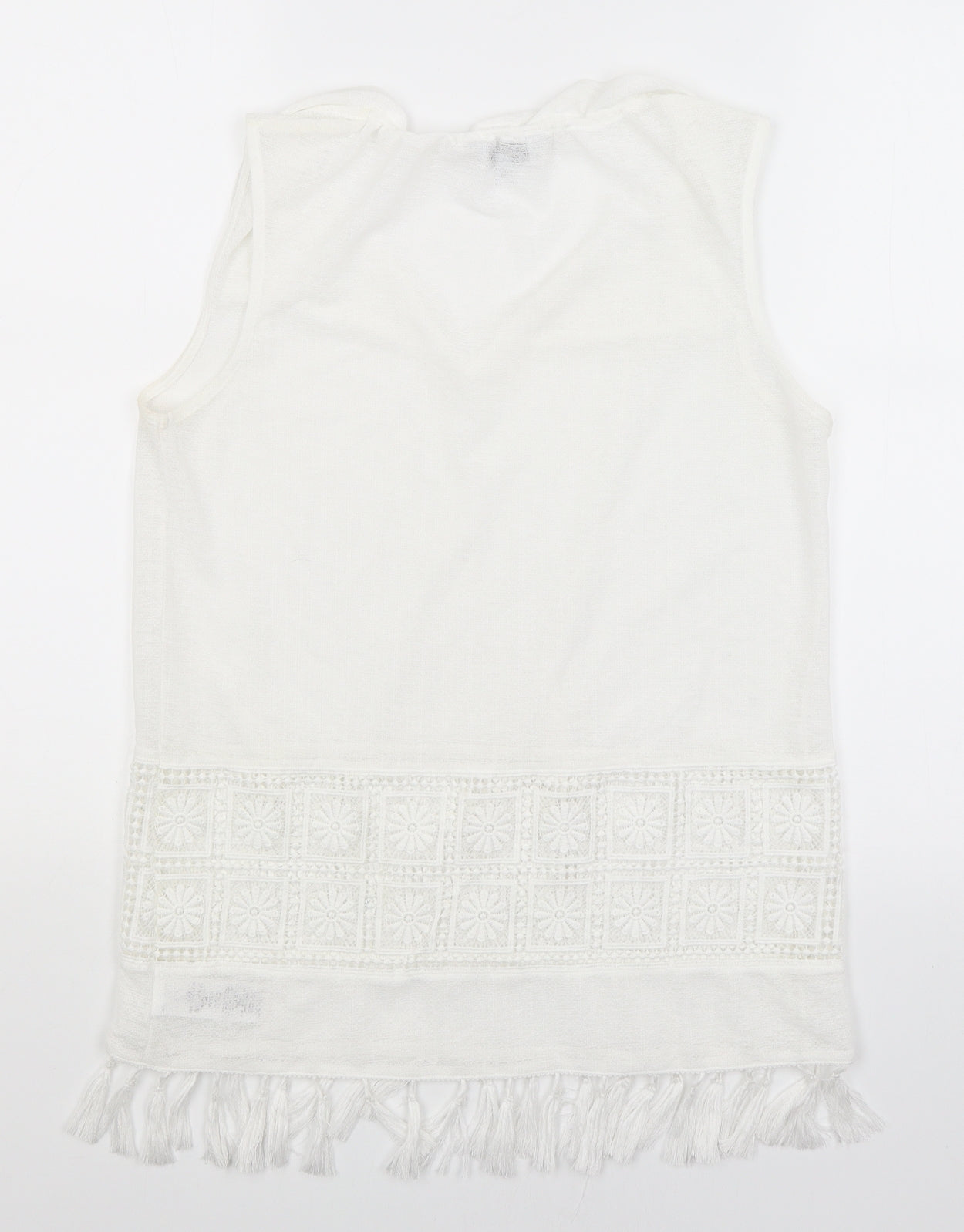 NEXT Womens White   Basic Tank Size 8
