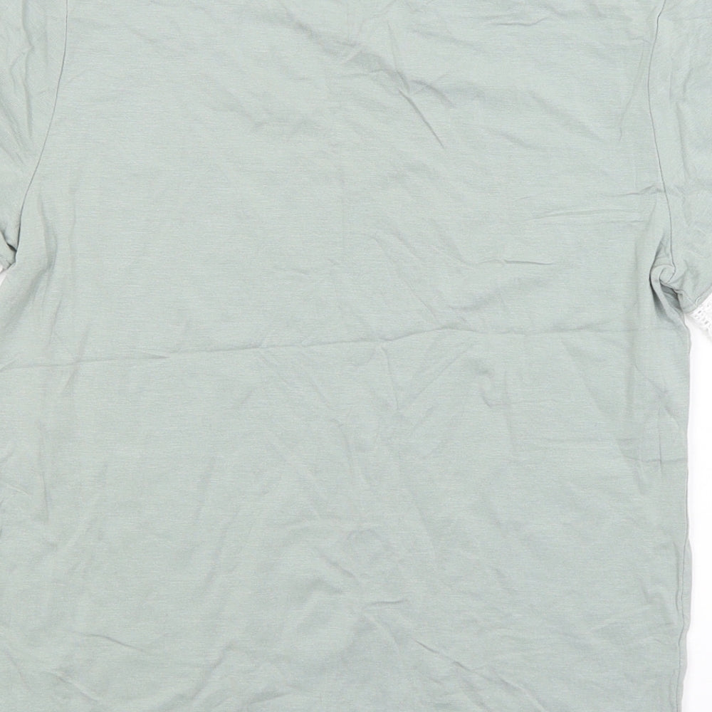 Divided Womens Green   Basic T-Shirt Size XS