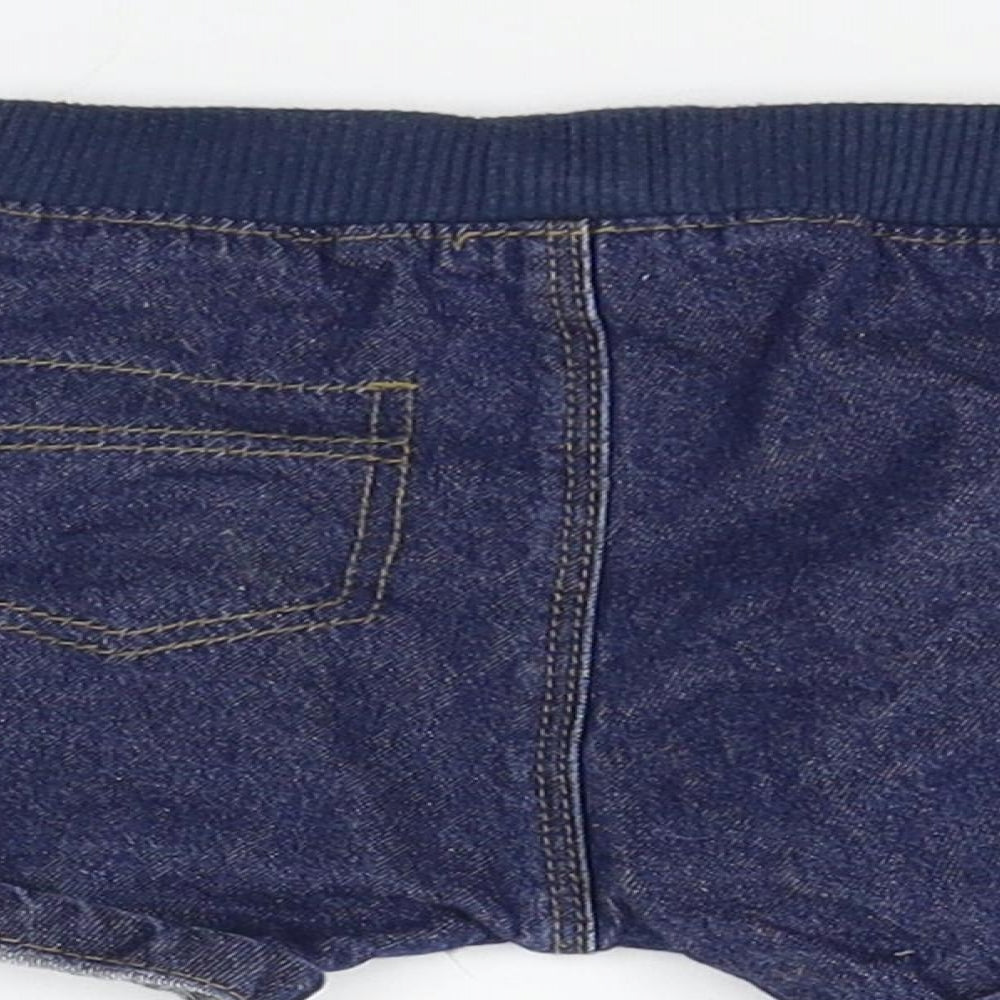 George Boys Blue   Cropped Jeans Size 0-3 Months