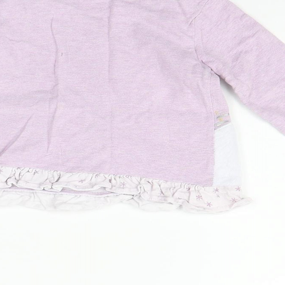 TU Girls Purple   Henley Jumper Size 9-12 Months