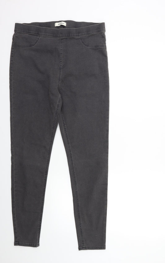 Preloved Marks and Spencer Womens Grey  Denim Jegging Jeans Size 32 in L26 in - Front