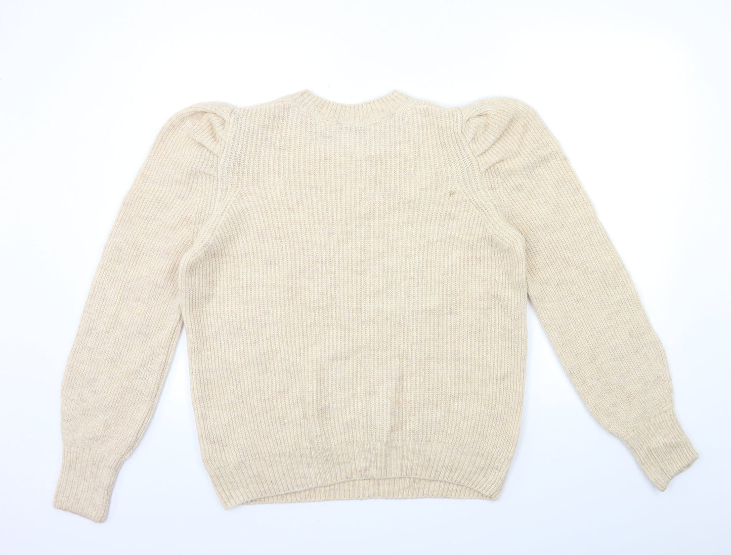 George Womens Beige  Knit Pullover Jumper Size L