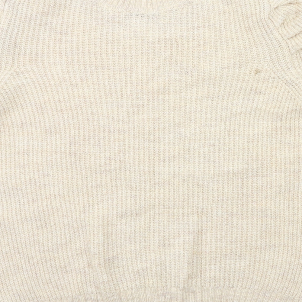 George Womens Beige  Knit Pullover Jumper Size L