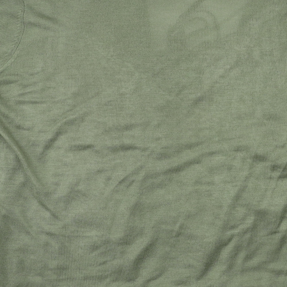 TU Womens Green  Knit Cardigan Jumper Size 10