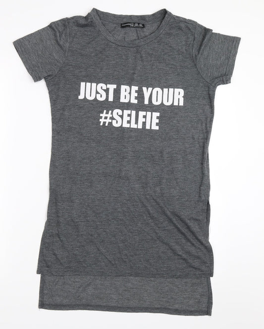 Atmosphere Womens Grey   Basic T-Shirt Size 8