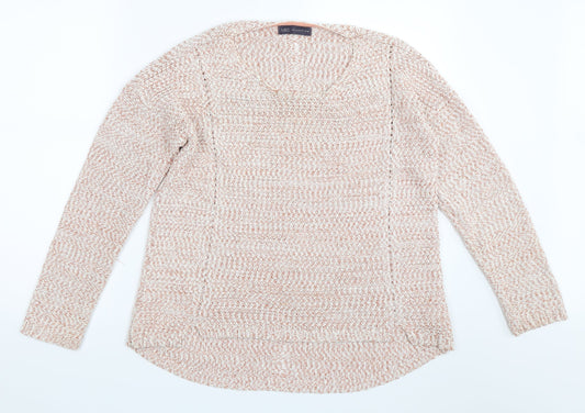 Marks and Spencer Womens Orange   Pullover Jumper Size 16