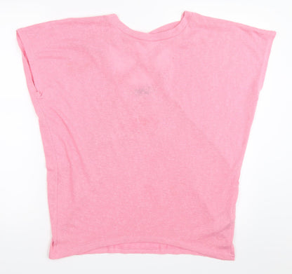 Preloved New Look Womens Pink   Basic T-Shirt Size M - Front