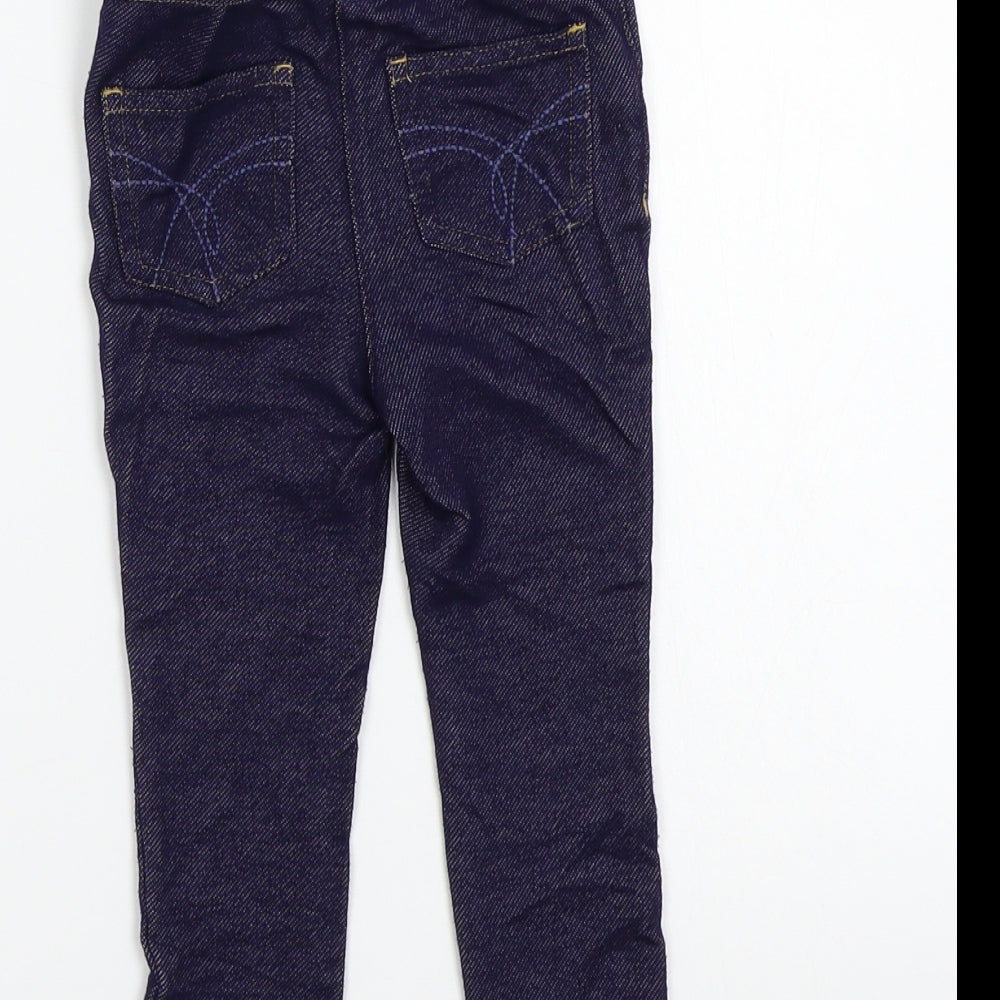 TU Girls Blue   Jegging Trousers Size 2 Years