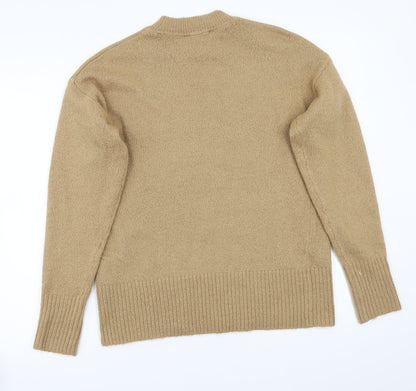 Preloved Dorothy Perkins Womens Brown   Pullover Jumper Size 10 - Back