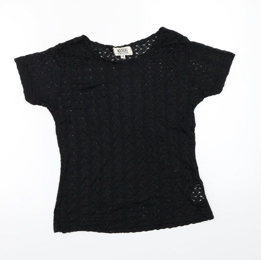 Nouveau Womens Black   Basic T-Shirt Size S