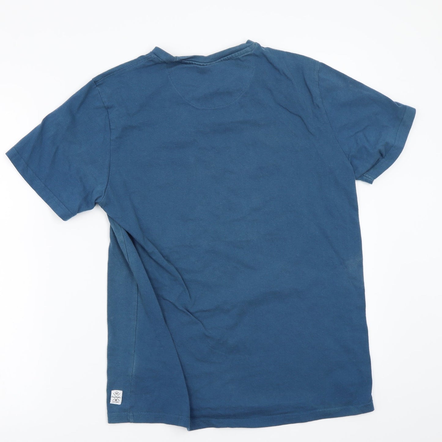 Piere cardin Boys Blue  Rayon Basic T-Shirt Size M