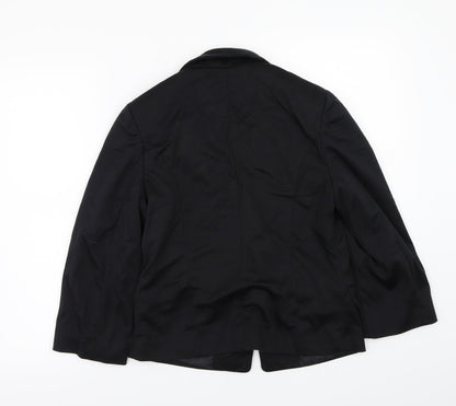 New Look Womens Black   Jacket Blazer Size 12
