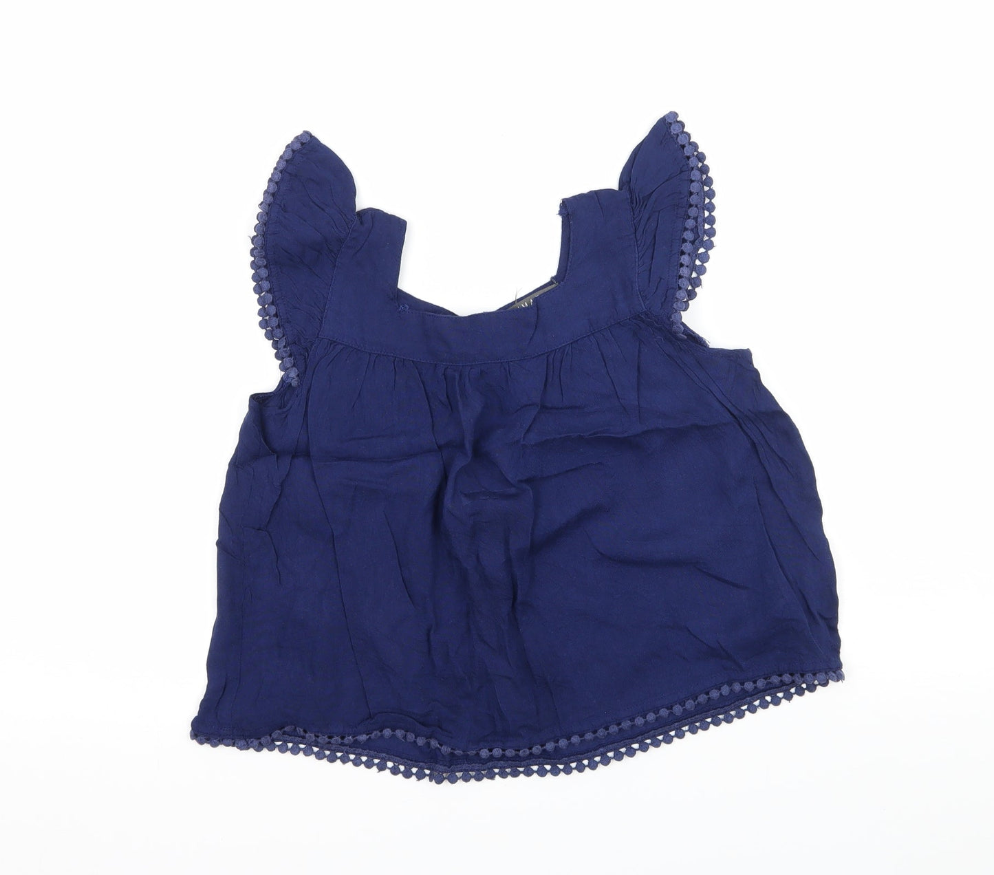 Primark Girls Blue   Basic Blouse Size 5-6 Years