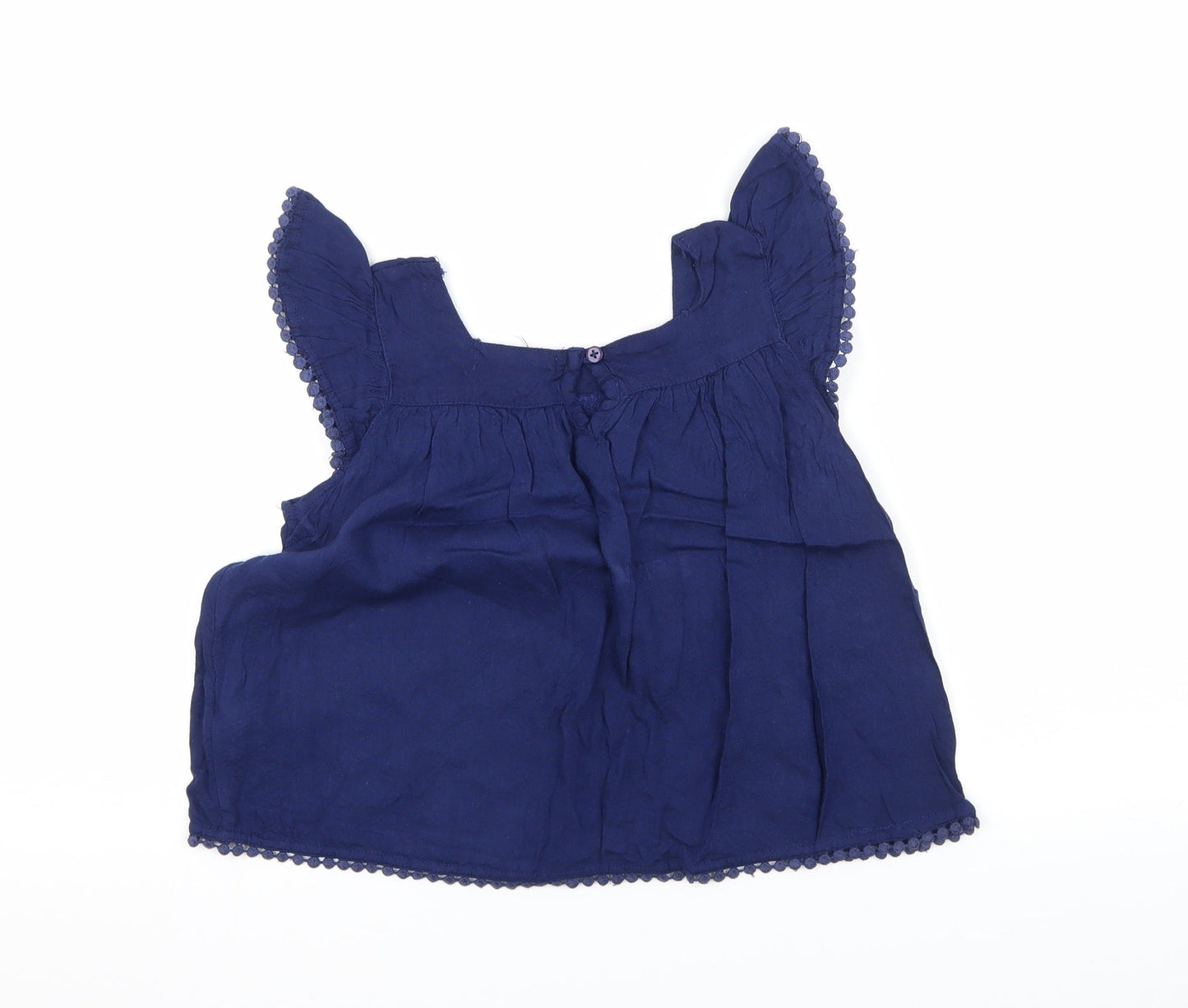Primark Girls Blue   Basic Blouse Size 5-6 Years