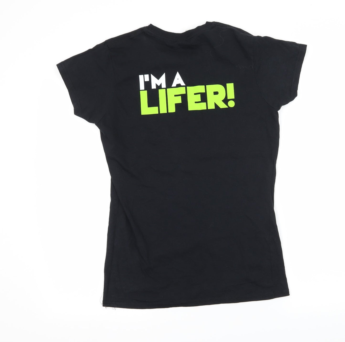 Gildan Womens Black  Jersey Basic T-Shirt Size L  - I'm Fitness