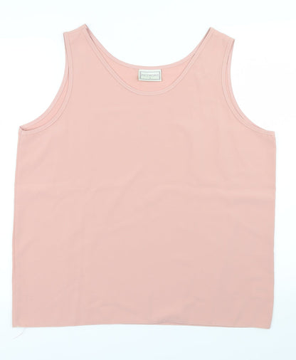 Preloved password Womens Pink   Camisole Blouse Size 16 - Front