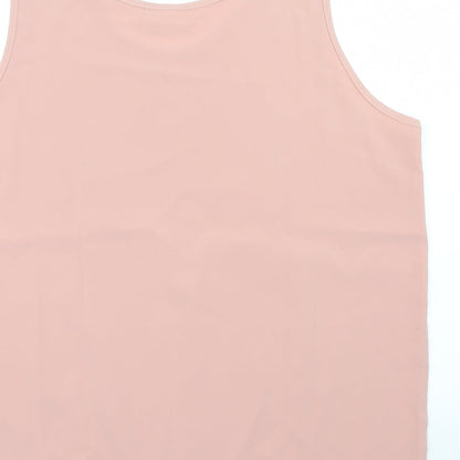 Preloved password Womens Pink   Camisole Blouse Size 16 - Label