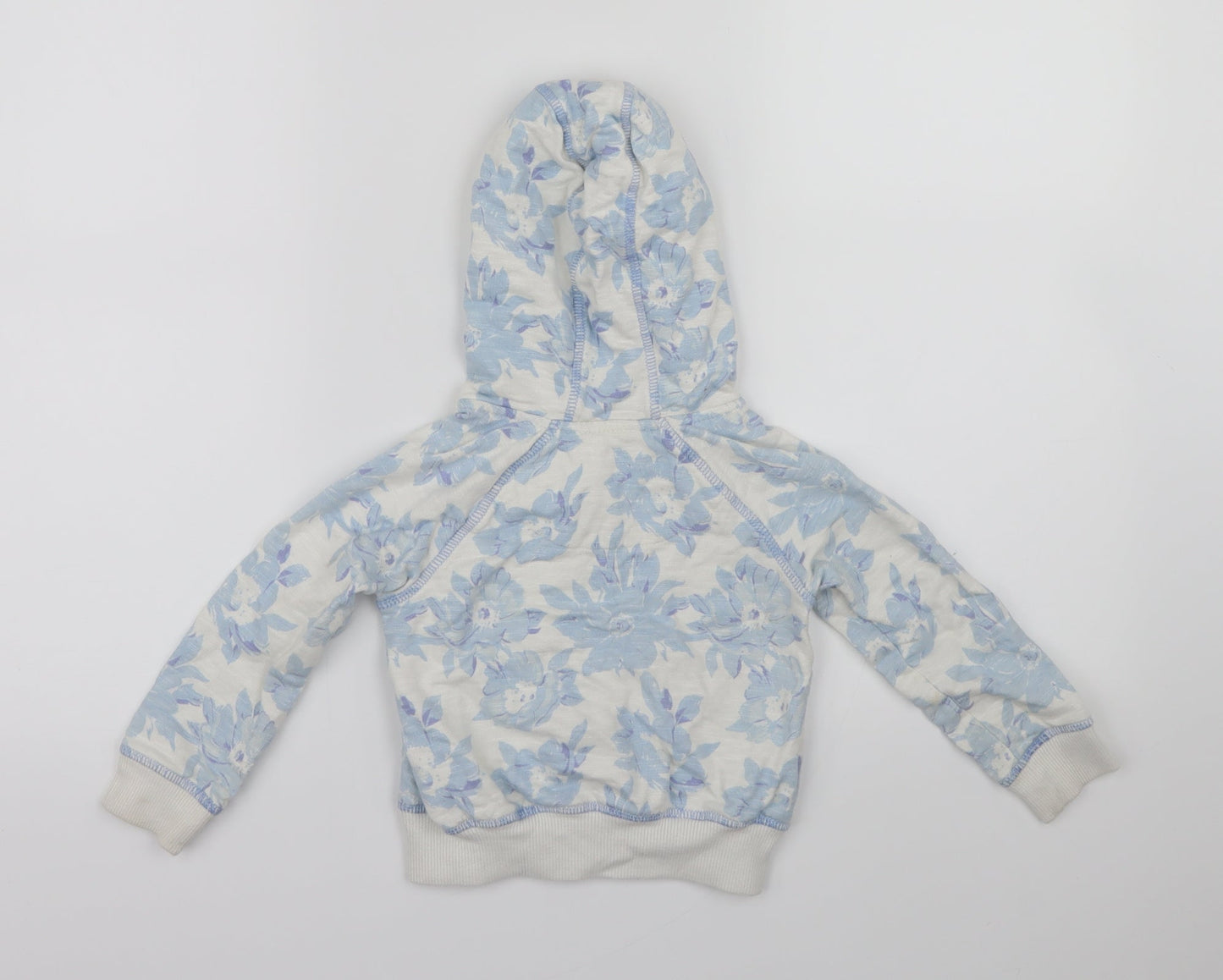 NEXT Girls Blue Floral  Jacket  Size 3 Years