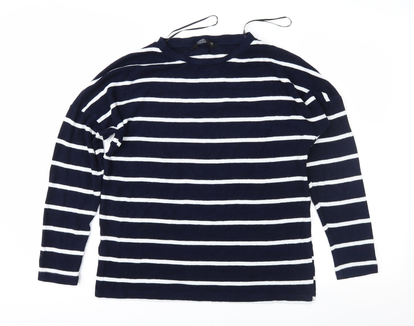 F&F Womens Blue Striped  Pullover Jumper Size 6