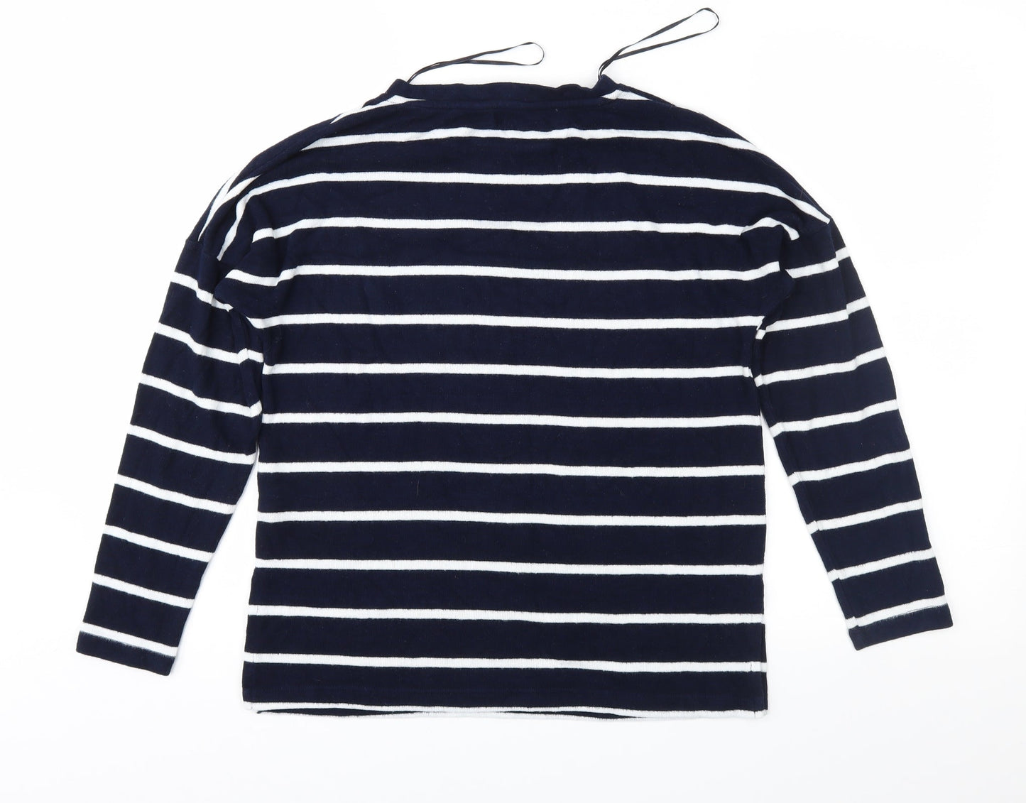 F&F Womens Blue Striped  Pullover Jumper Size 6