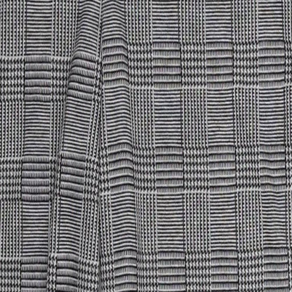 Preloved Boohoo Womens Grey Check  Trousers  Size 10 L28 in - Detail