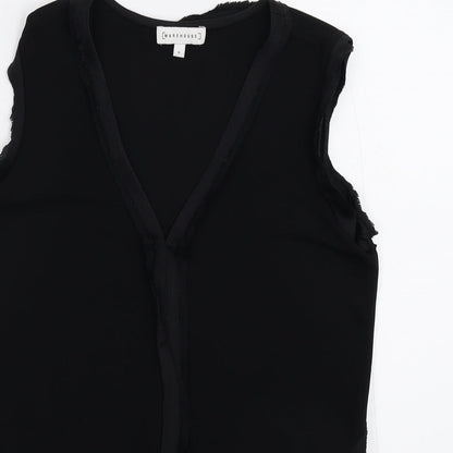 Preloved Warehouse Womens Black   Basic Tank Size 8 - Detail