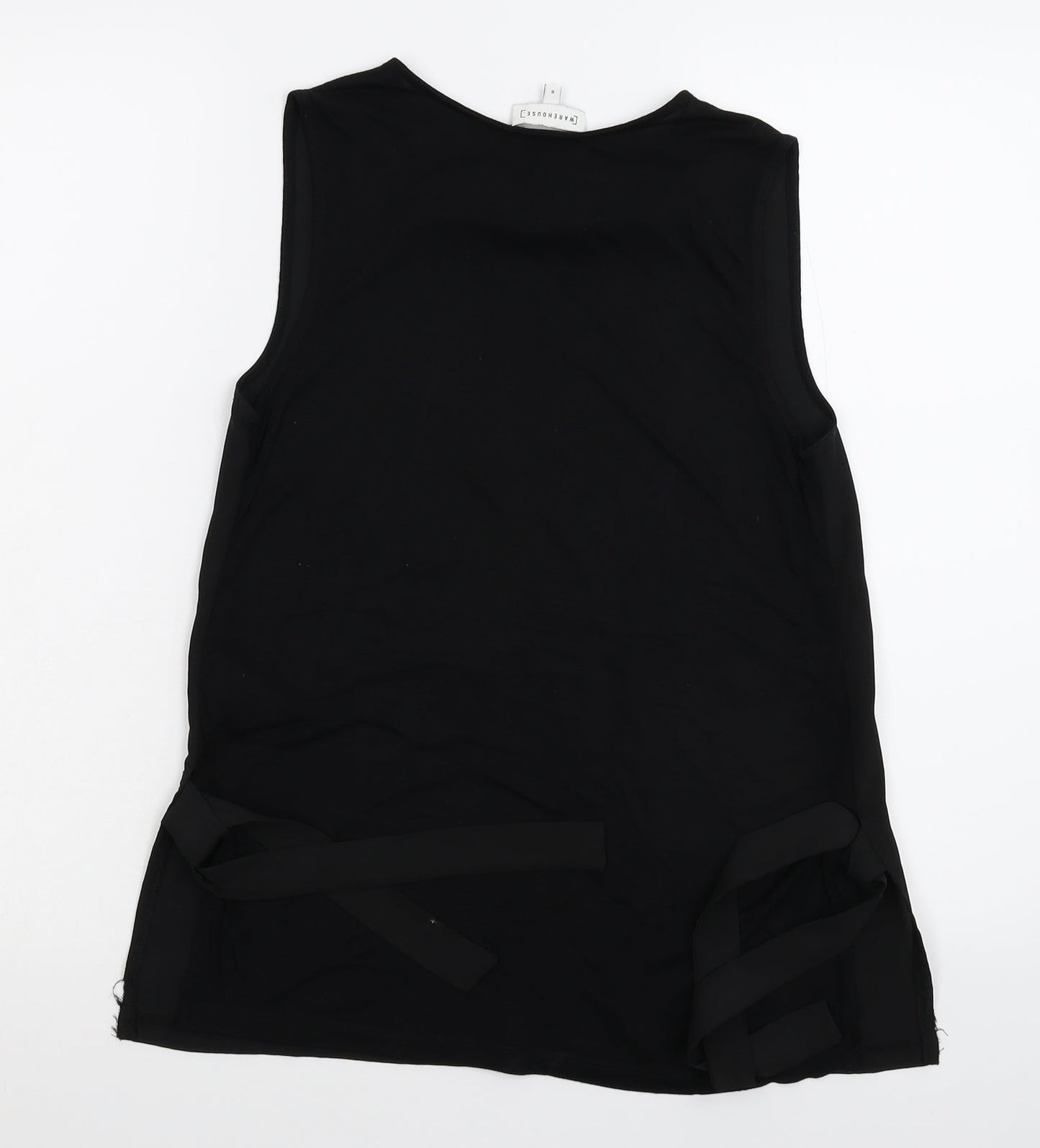 Warehouse Womens Black   Basic Tank Size 8