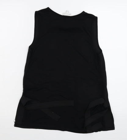 Preloved Warehouse Womens Black   Basic Tank Size 8 - Back