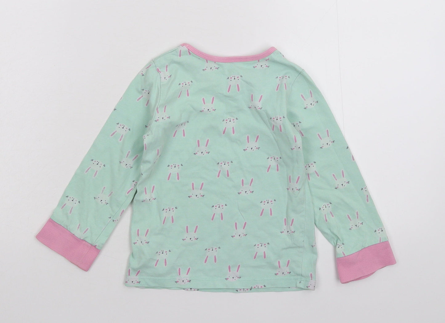 Merc Girls Green Solid  Top Pyjama Top Size 2-3 Years