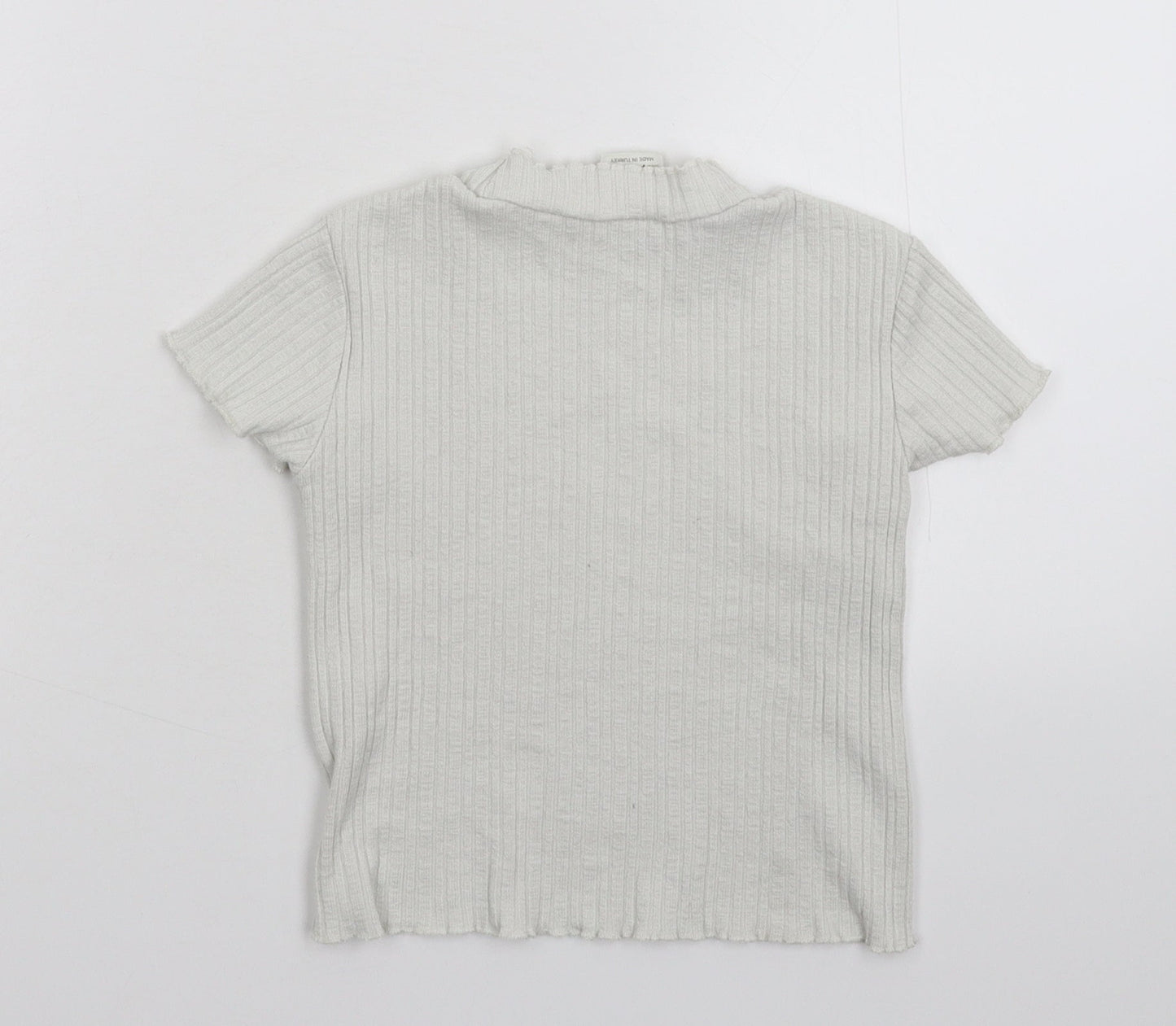 Zara Girls White   Pullover Jumper Size 7 Years