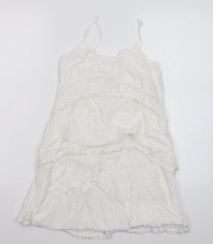 Preloved Dry Lake Womens White   Basic Tank Size XS - Front