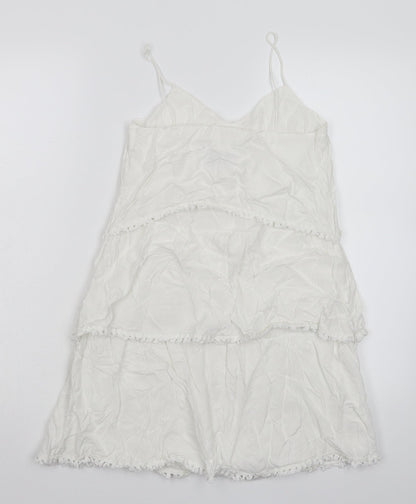 Preloved Dry Lake Womens White   Basic Tank Size XS - Back