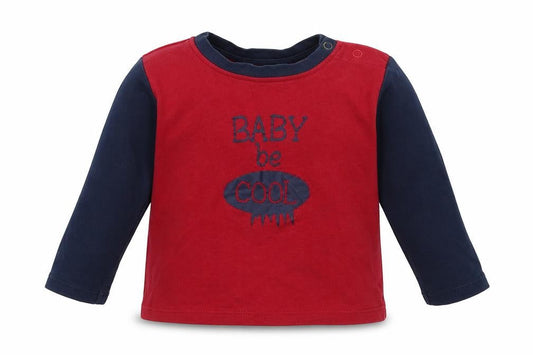 Front view of Lupilu Baby Multicoloured Basic T-Shirt, size 9-12, Months