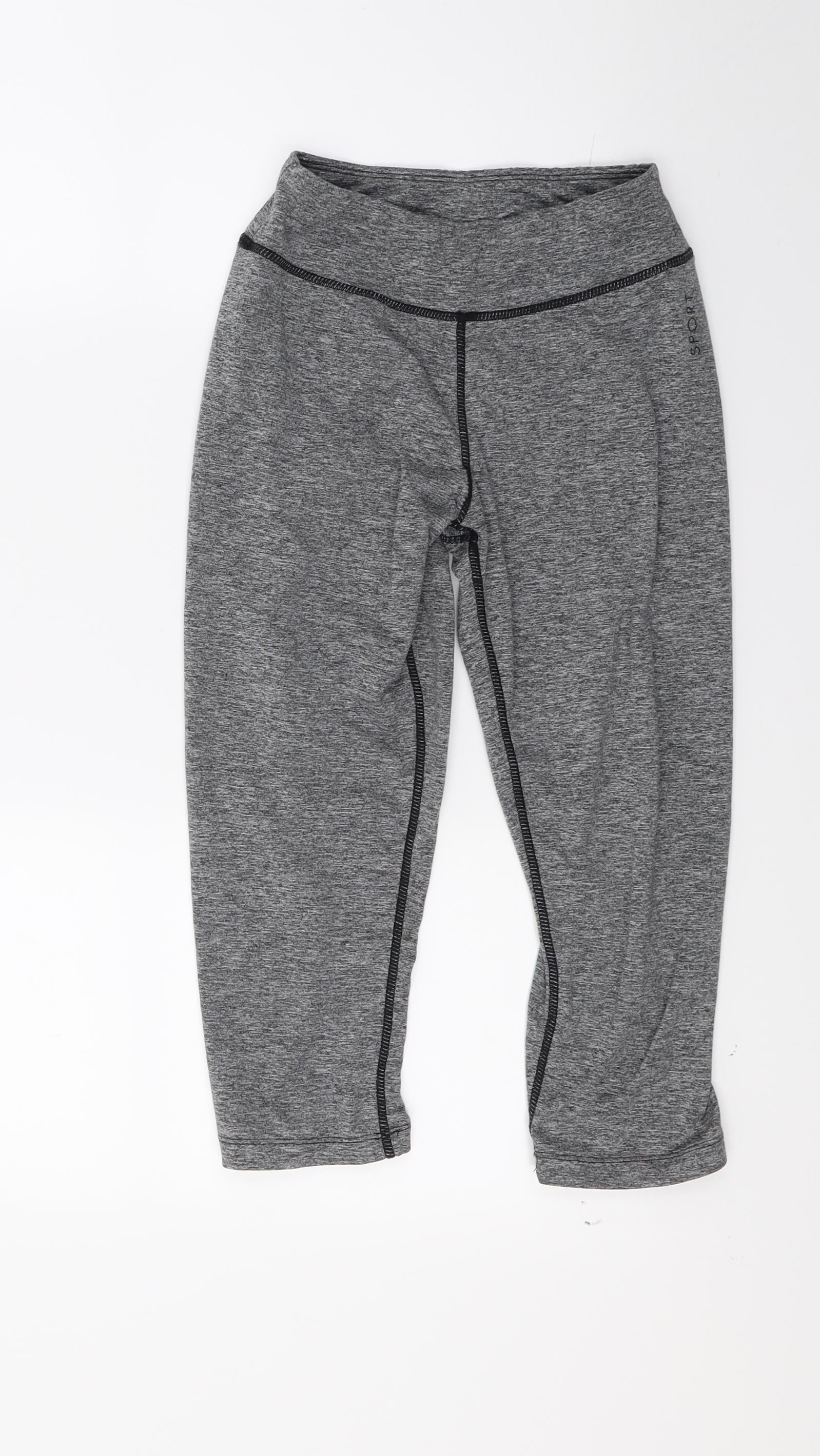 Preloved Elite sports Womens Grey   Athletic Shorts Size 8 - Front
