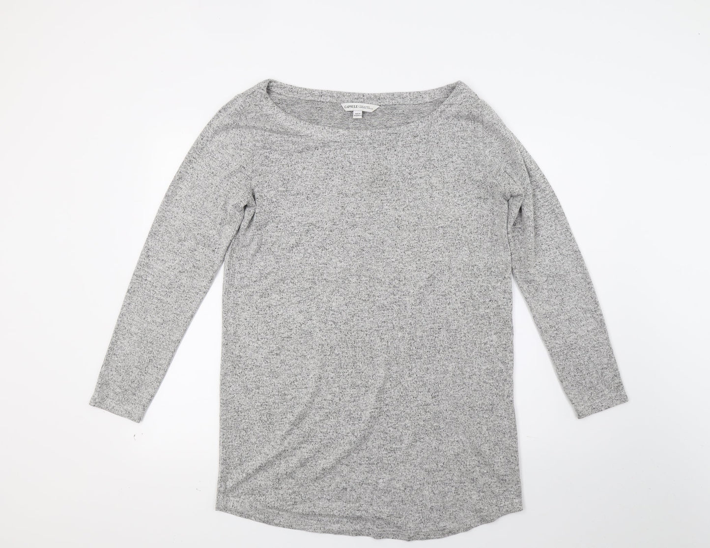 Capsule Womens Grey  Knit Tunic Jumper Size 10