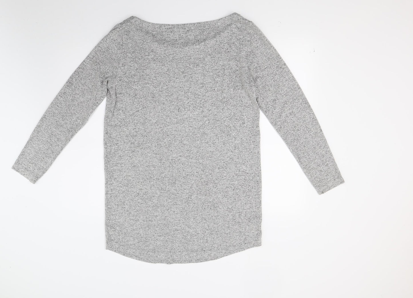 Capsule Womens Grey  Knit Tunic Jumper Size 10